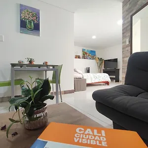 Beautiful And Bright Studio With Rooftop Apartamento Cali